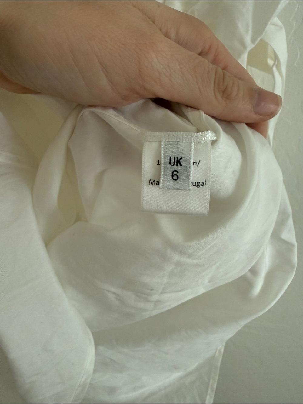Simone Rocha White Ruffle Button Down Blouse - Picture 7 of 9